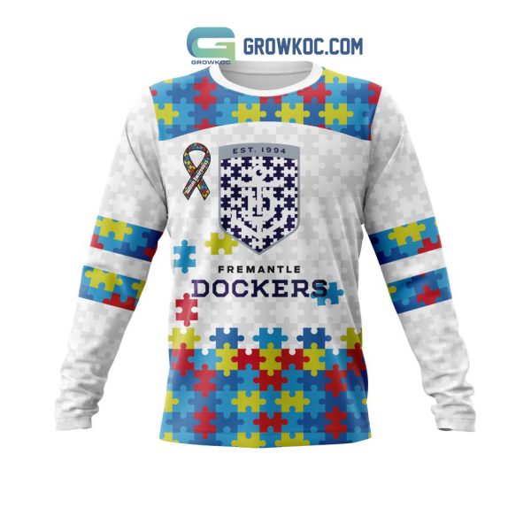 AFL Fremantle Dockers Autism Awareness Personalized Hoodie T Shirt