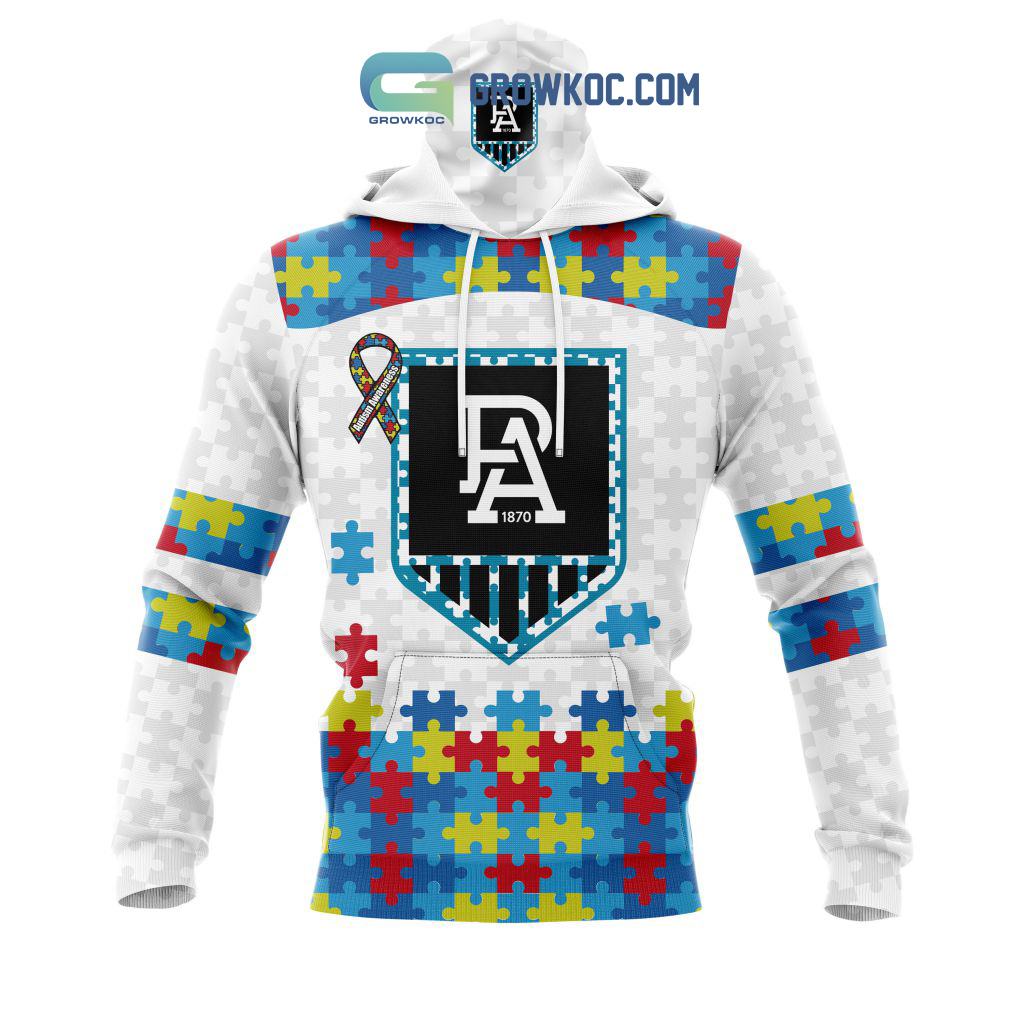 AFL Port Adelaide Autism Awareness Personalized Hoodie T Shirt