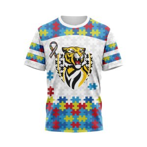 AFL Richmond Autism Awareness Personalized Hoodie T Shirt