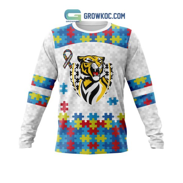 AFL Richmond Autism Awareness Personalized Hoodie T Shirt