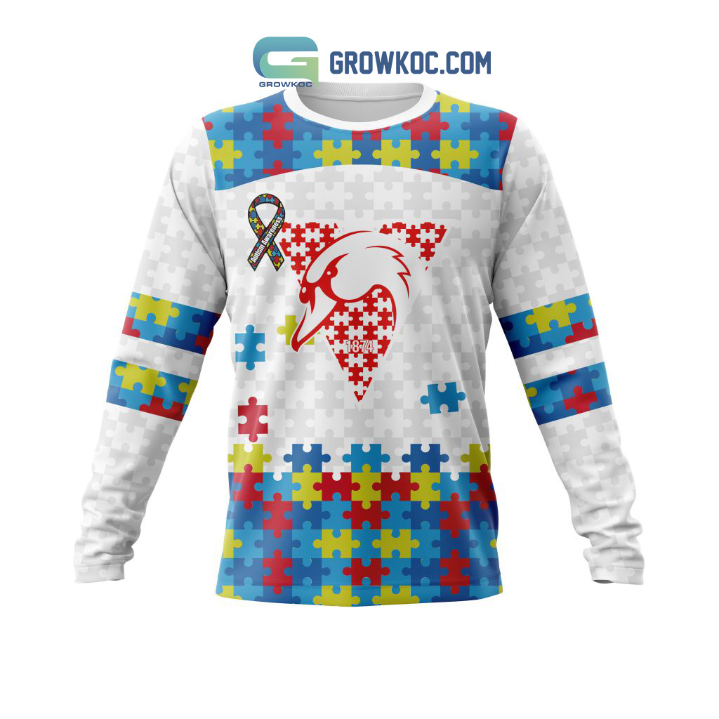 AFL Sydney Swans Autism Awareness Personalized Hoodie T Shirt
