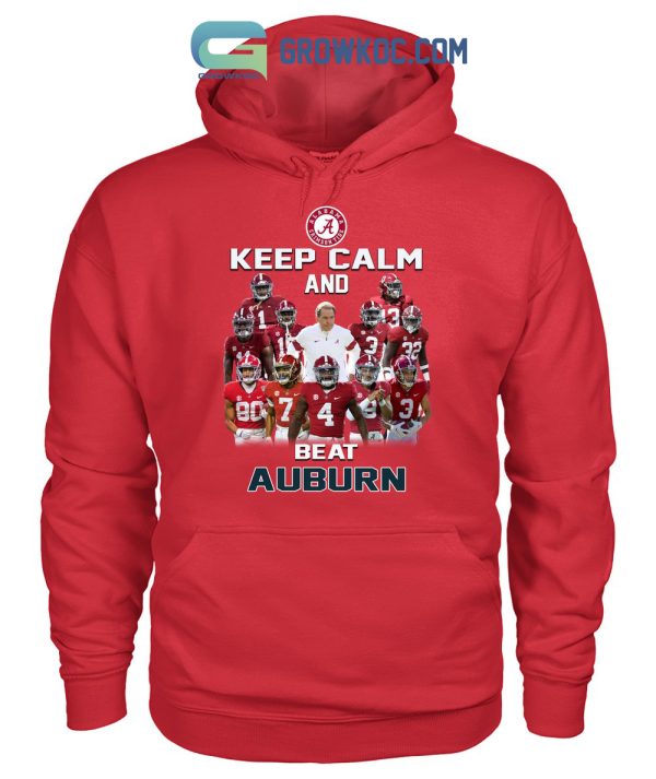 Alabama Crimson Tide Keep Calm And Beat Auburn T Shirt