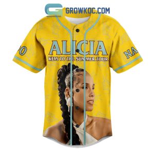 Alicia Keys To The Summer Tour Personalized Baseball Jersey