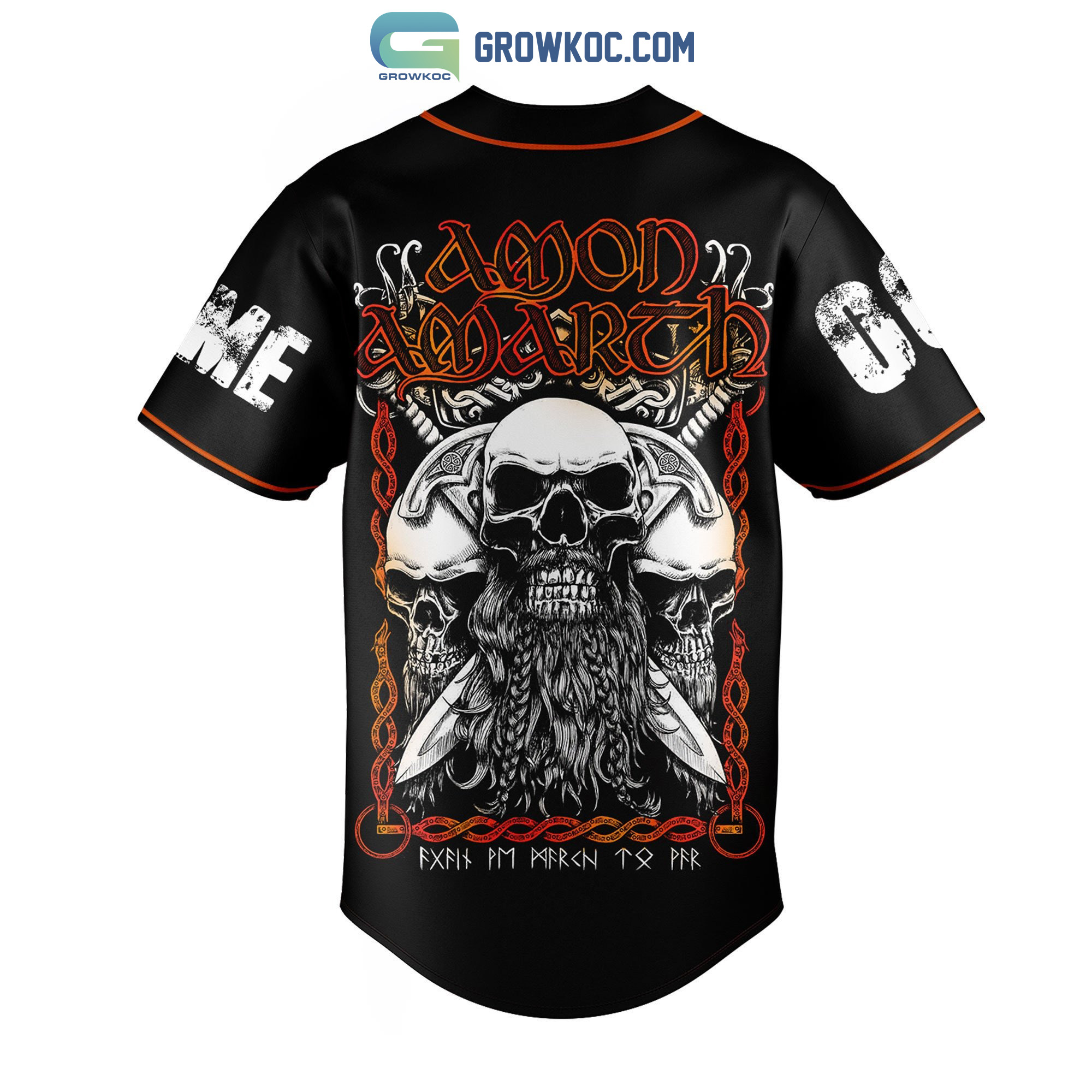 Amon Amarch Once Sent From The Golden Hall Personalized Baseball Jersey