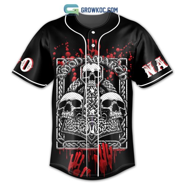 Amon Amarch The Hammer Of The Gods Personalized Baseball Jersey