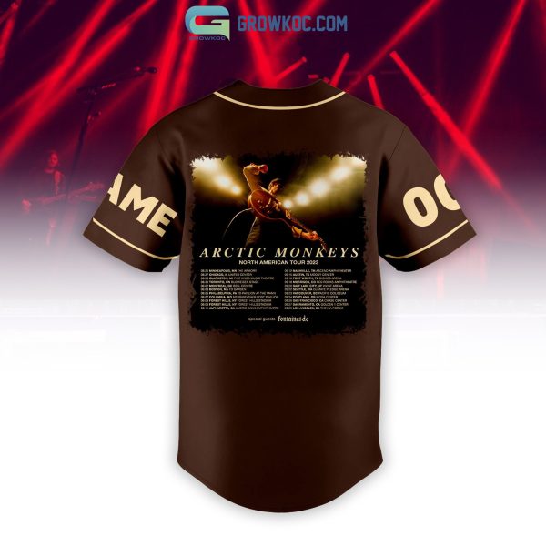 Arctic Monkeys North American Tour 2023 Personalized Baseball Jersey