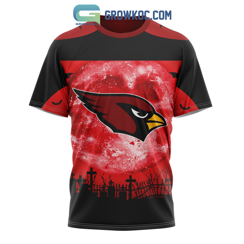 Halloween Skull Funny Football Team Arizona Cardinals shirt Hoodie in 2023
