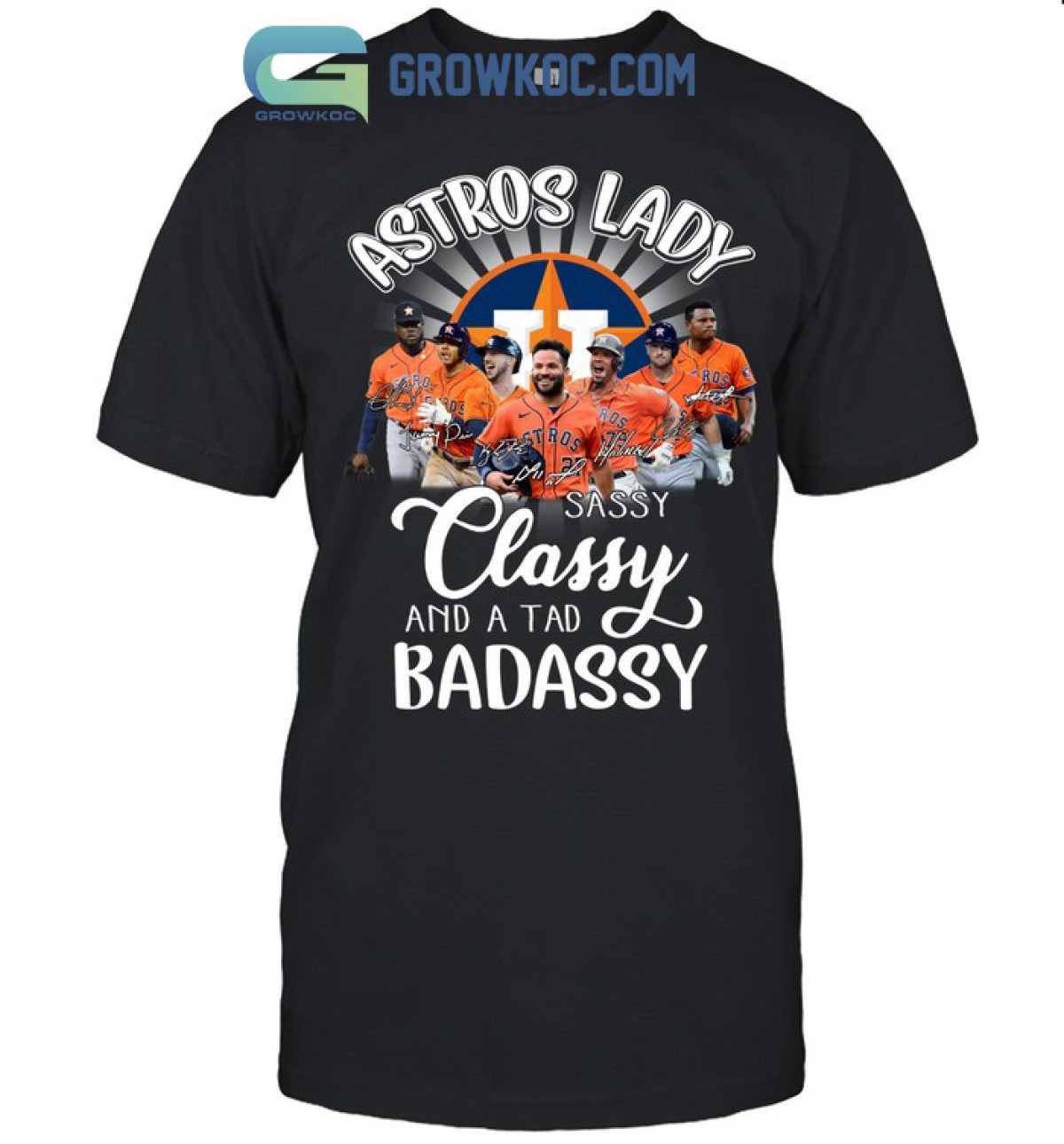 Vintage Astros Shirt Women Astros Girl Classy Sassy And A Bit