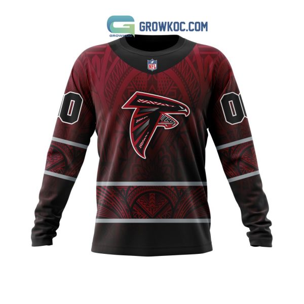 Atlanta Falcons NFL Special Native With Samoa Culture Hoodie T Shirt