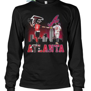 Atlanta Falcons Ridder And Braves Acuna Jr City Champions T-Shirt - Yesweli