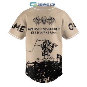 Avenged Sevenfold Life Is But A Dream Personalized Baseball Jersey