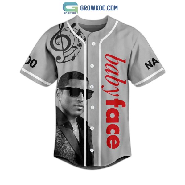 Baby Face As A Matter Of Fact Personalized Baseball Jersey