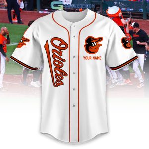 Baltimore Orioles Love Team Personalized Baseball Jersey