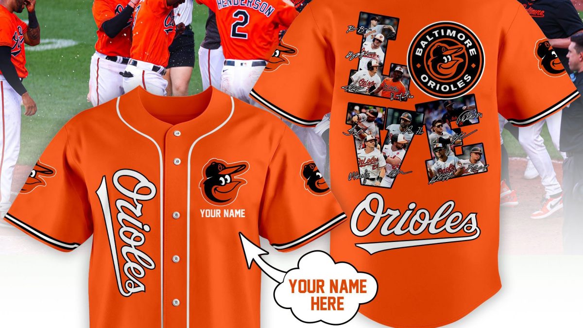 Baseball Baltimore Orioles Customized Number Kit for 2022-Present Orange  Alternate Jersey – Customize Sports