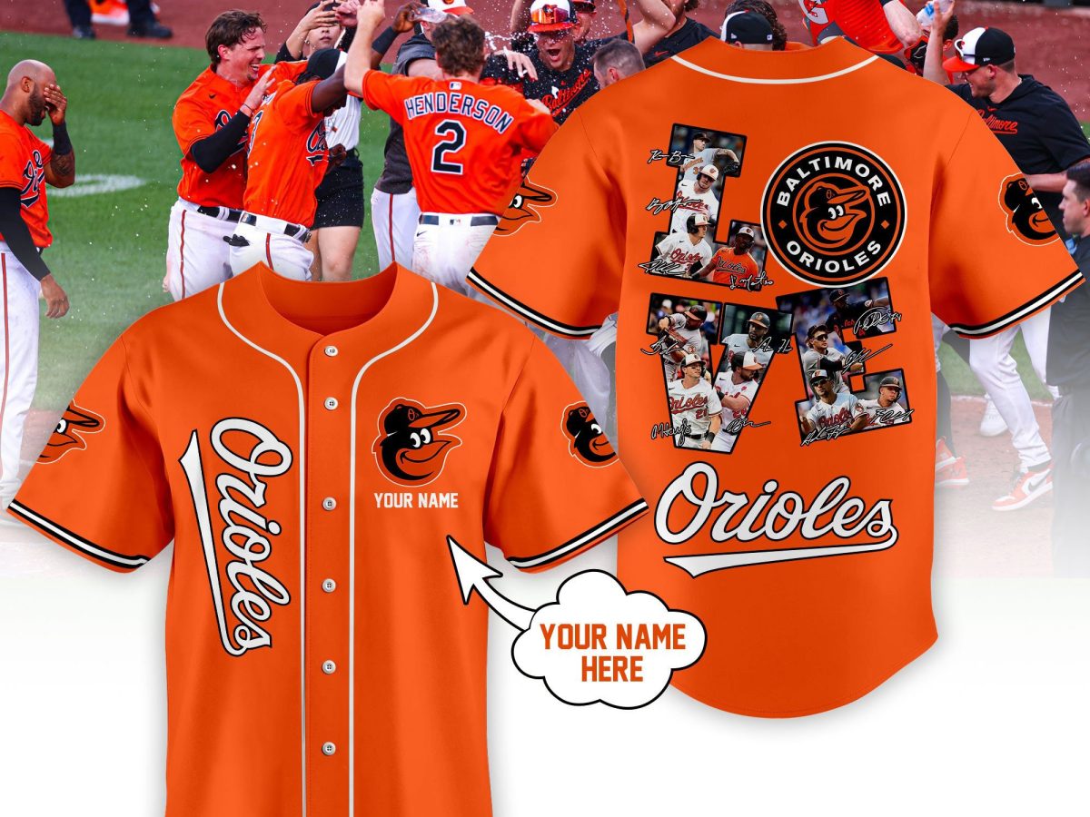 Free Personalized Baltimore Orioles Jersey White Gray Black Orange