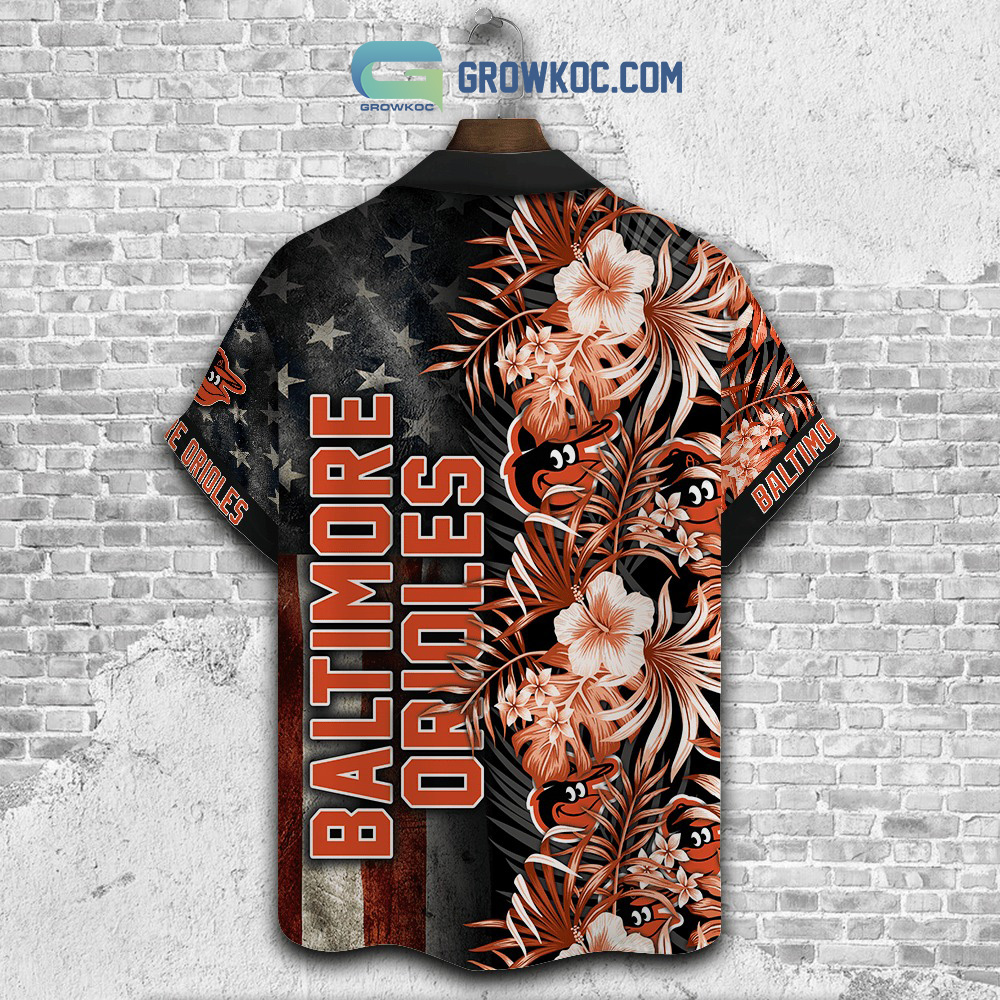 Baltimore Orioles Hawaiian Shirt For Men Women - T-shirts Low Price