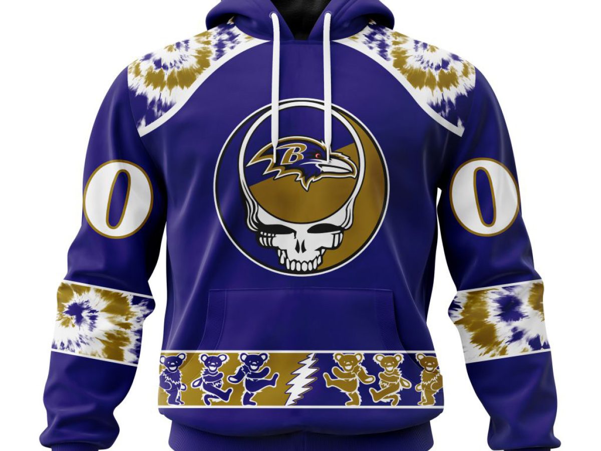 Baltimore Ravens NFL Special Grateful Dead Personalized Hoodie T