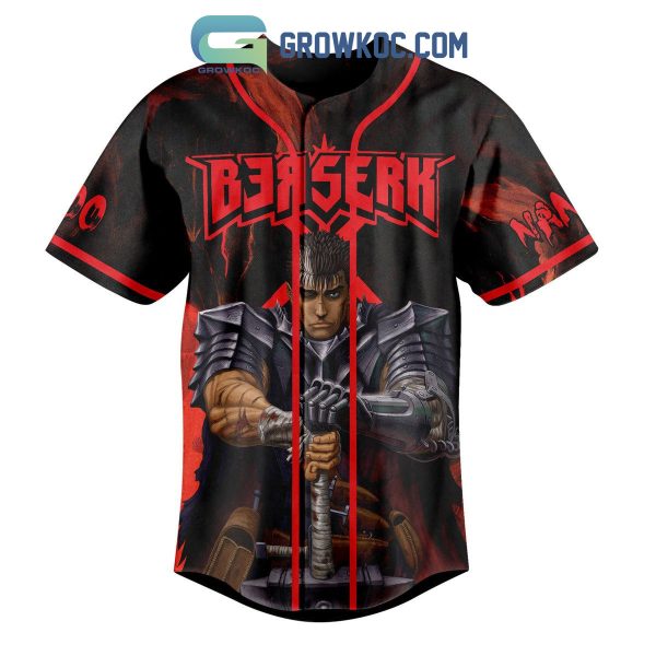 Berserk I Never Asked For A Miracle I’ll Get Things Done Myself Personalized Baseball Jersey