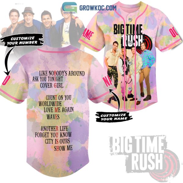 Big Time Rush All Album Personalized Baseball Jersey