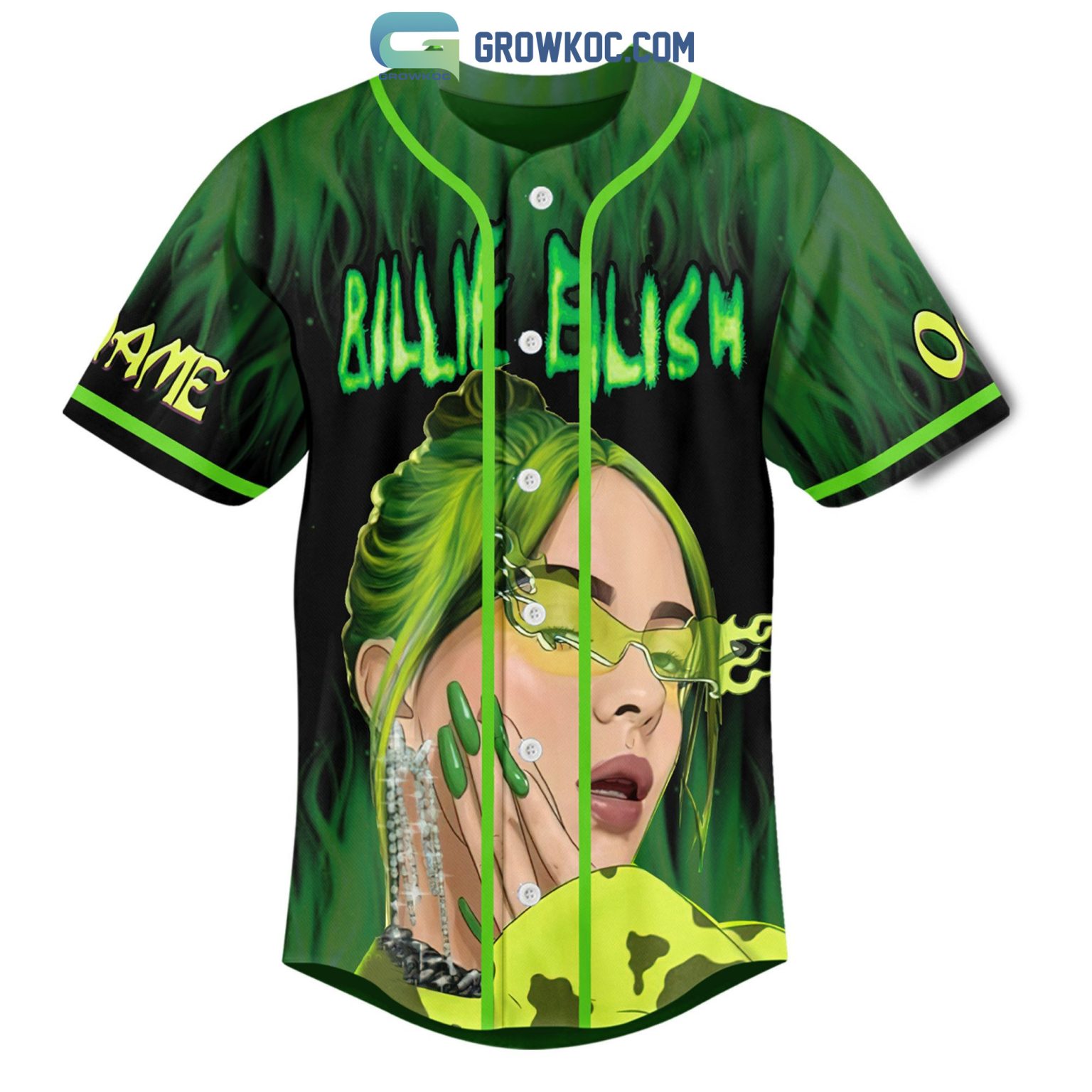 Billie Eilish Bury The Hatchet Or Bury A Friend Personalized Baseball ...