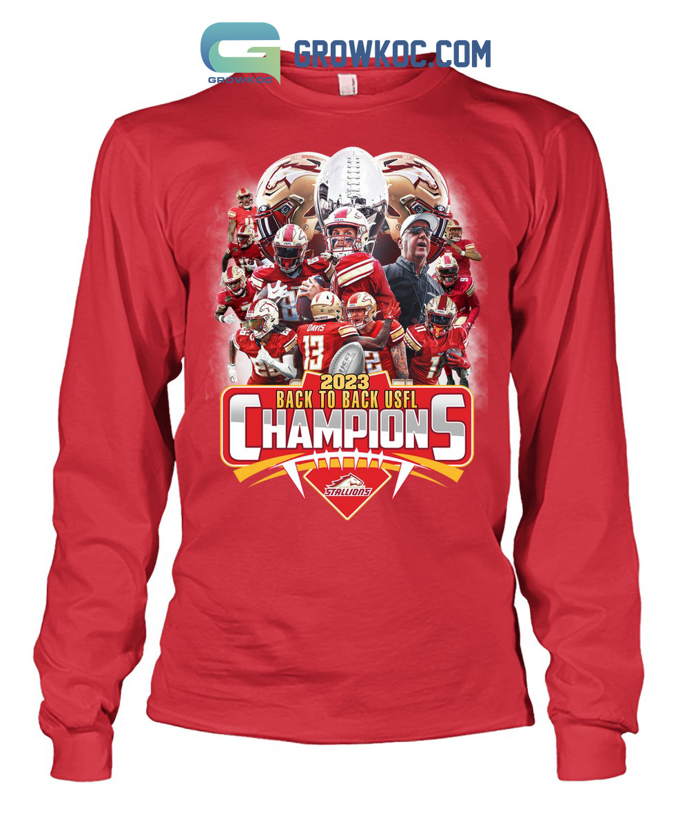 Official Birmingham Stallions 2023 United States Football League Champions  Logo Shirt, hoodie, sweater, long sleeve and tank top