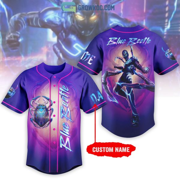 Blue Beetle Personalized Baseball Jersey