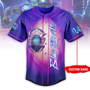 Blue Beetle Personalized Baseball Jersey