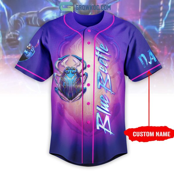 Blue Beetle Personalized Baseball Jersey