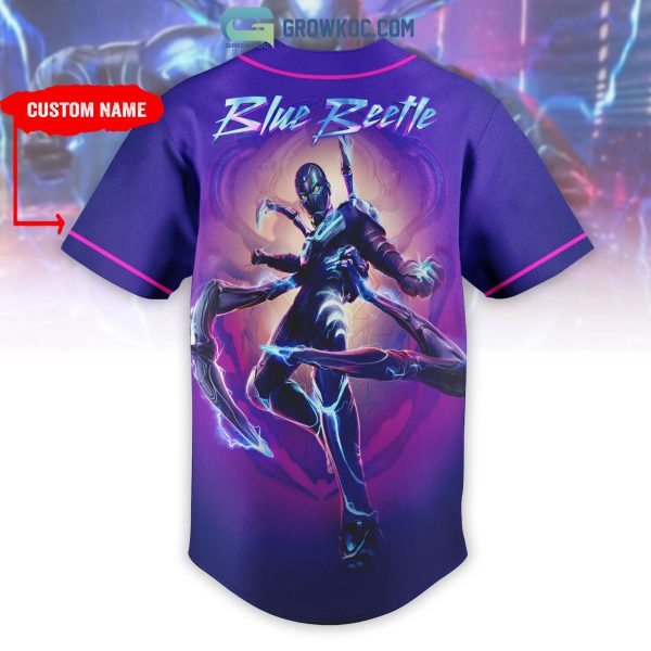 Blue Beetle Personalized Baseball Jersey