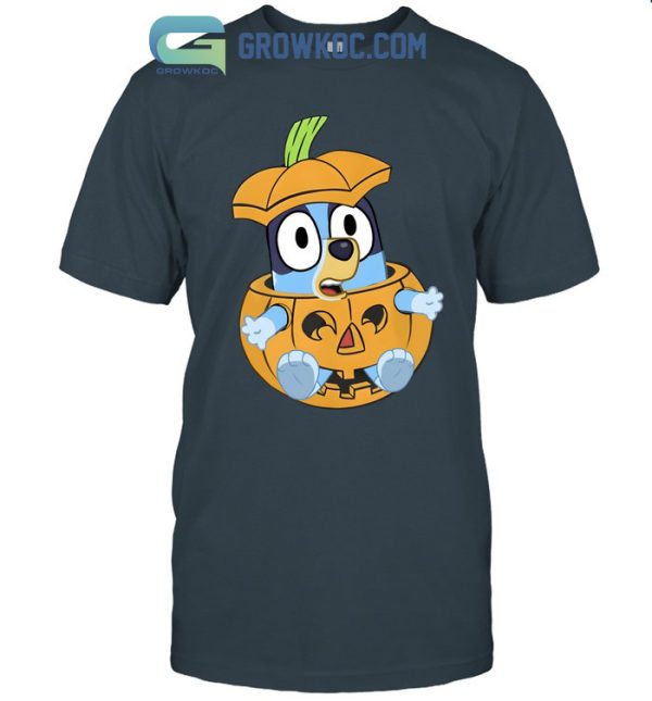 Bluey Cartoon Pumpkin Halloween T Shirt