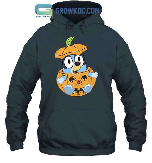 Bluey Cartoon Pumpkin Halloween T Shirt