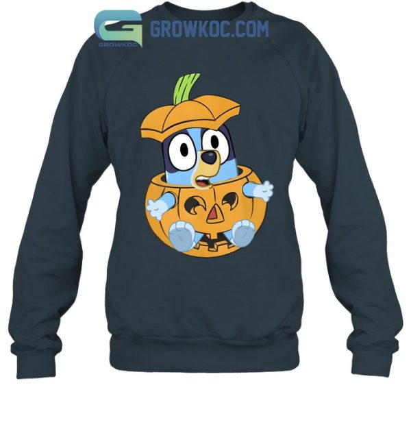 Bluey Cartoon Pumpkin Halloween T Shirt