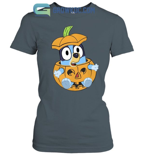 Bluey Cartoon Pumpkin Halloween T Shirt