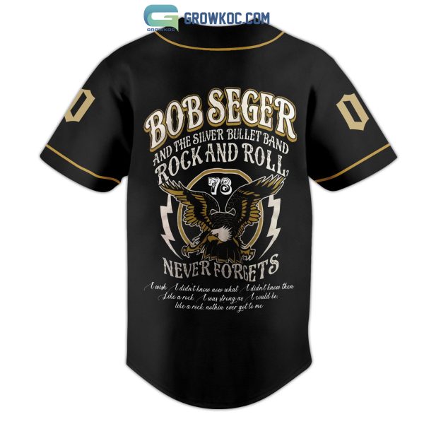 Bob Seger Old Time Rock And Roll Michigan 1945 Personalized Baseball Jersey
