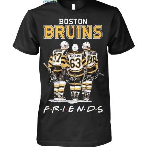 Boston Bruins NHL Friencs Bergeron Marchand Pastrnak T Shirt