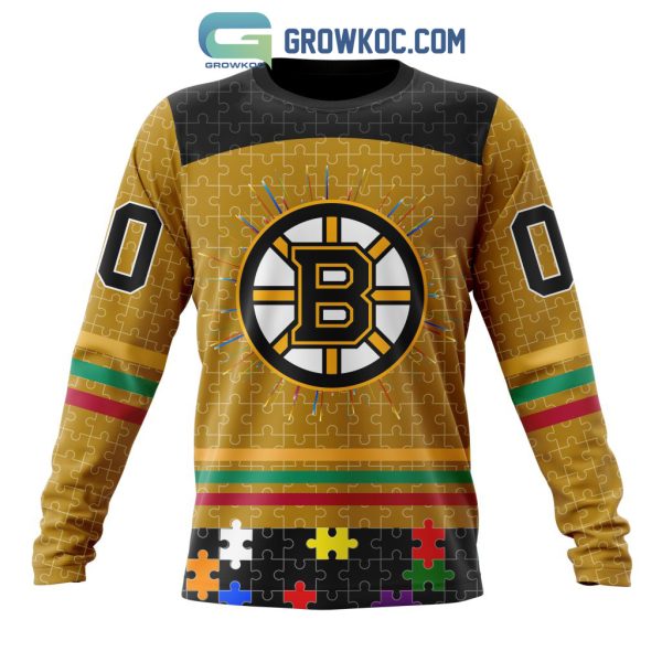 Boston Bruins Specialized Fearless Aganst Autism V0122