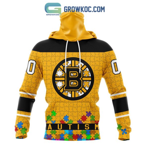 Boston Bruins Specialized Unisex Kits Hockey Fights Against Autism