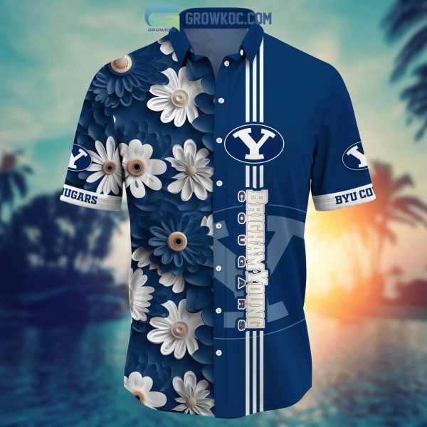 Brigham Young NCAA Flower Hawaiian Shirt