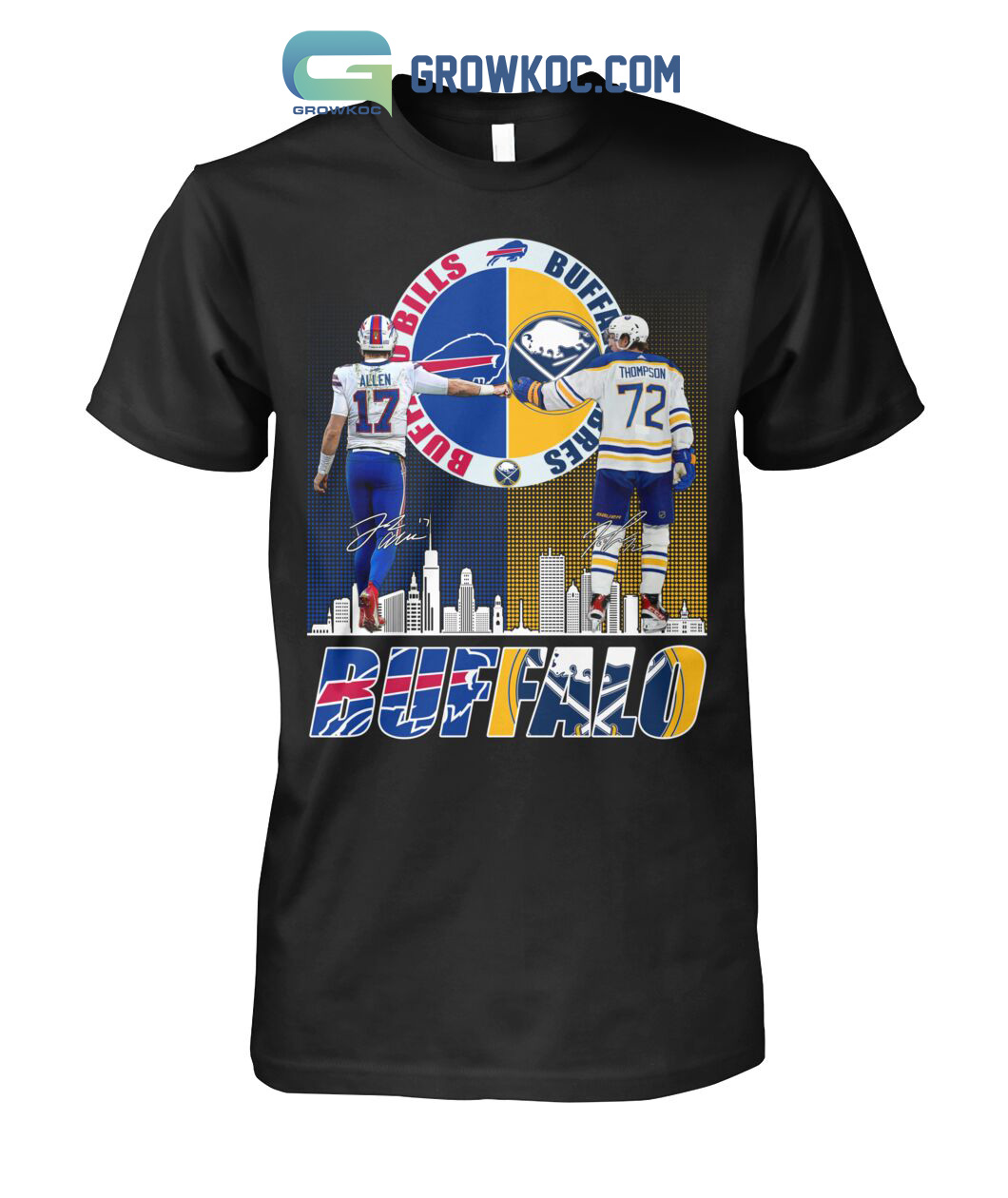 Buffalo Bills Allen And Sabres Thompson City Champions T Shirt