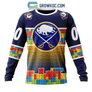 NHL Buffalo Sabres Mix Jersey Custom Personalized Hoodie T Shirt Sweatshirt  - Growkoc