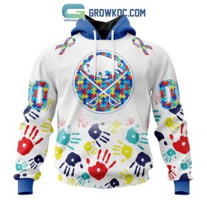 Buffalo Sabres NHL Special Autism Awareness Hands Hoodie T Shirt