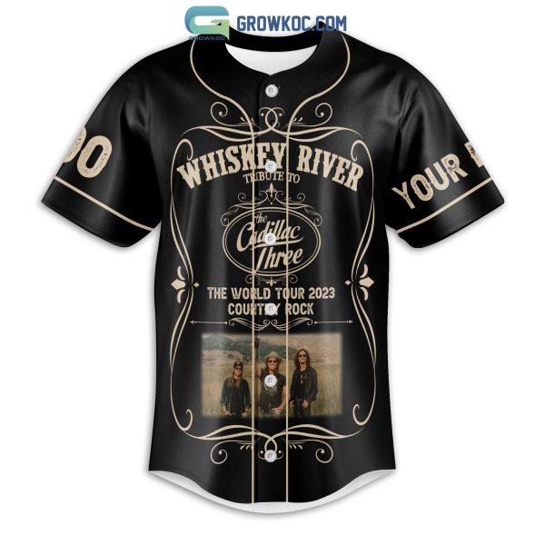 Cadillac Three The World Tour 2023 Country Rock Personalized Baseball Jersey