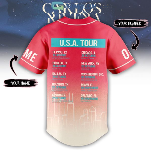 Carlos Rivera USA Tour Personalized Baseball Jersey