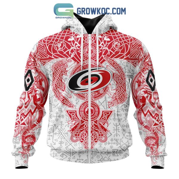 Carolina Hurricanes NHL Special Norse Viking Symbols Hoodie T Shirt