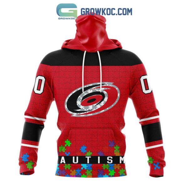 Carolina Hurricanes NHL Special Unisex Kits Hockey Fights Against Autism Hoodie T Shirt