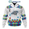 Chicago Bears NFL Autism Awareness Personalized Hoodie T Shirt
