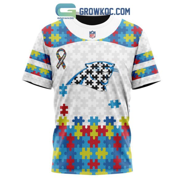 Carolina Panthers NFL Autism Awareness Personalized Hoodie T Shirt