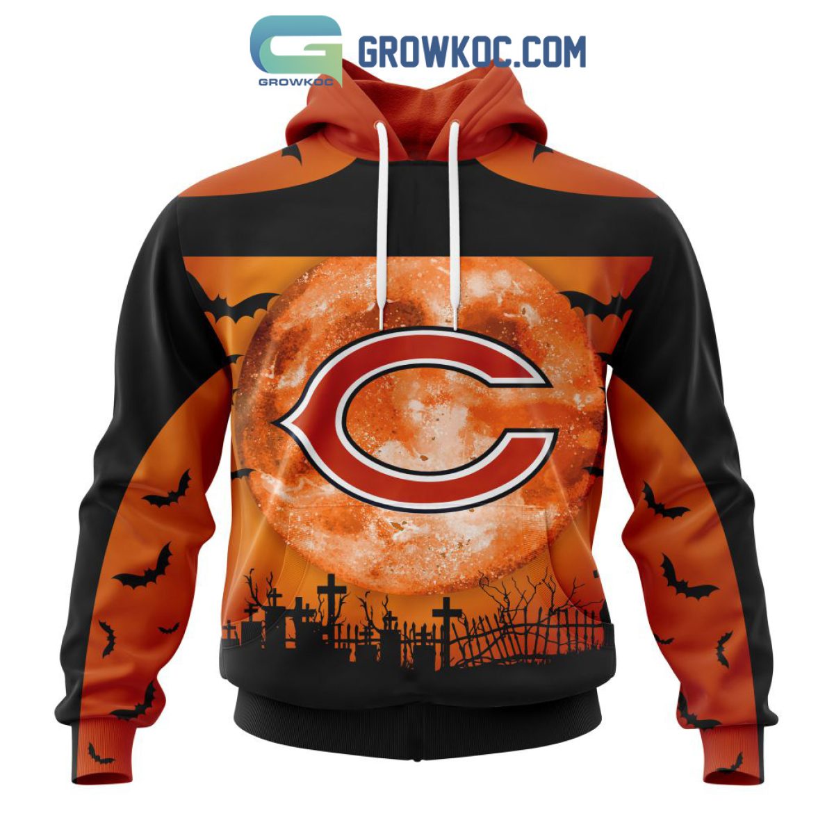 Chicago Bears NFL Personalized Home Jersey Hoodie T Shirt - Growkoc