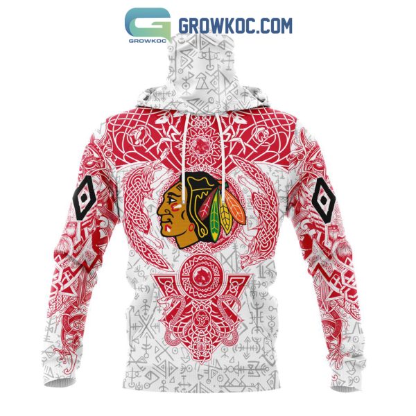 Chicago Blackhawks NHL Special Norse Viking Symbols Hoodie T Shirt