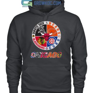 Chicago White Sox Bears Cubs Blackhawks T Shirt